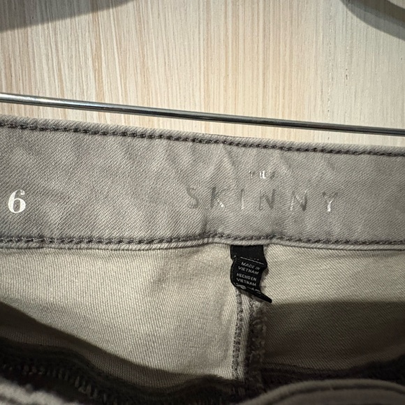 White House Black Market Gray Skinny Jeans - Picture 2 of 3